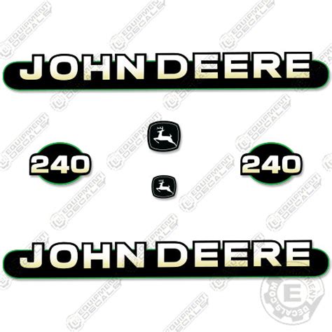 john deere 240 skid steer decals|Shop.Deere.Com .